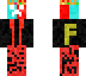 red and blue creeper king