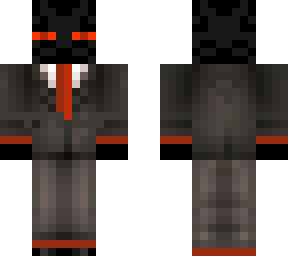 red enderman + suit fixed sorry for the last one