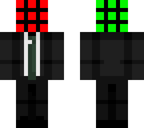 rubik cube wearing suit and tie