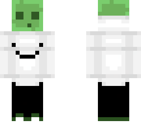 slime with white hoodie