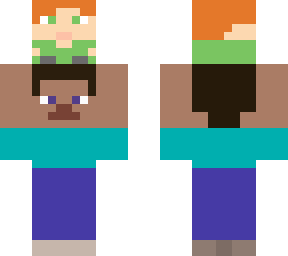 steve carrying mini alex