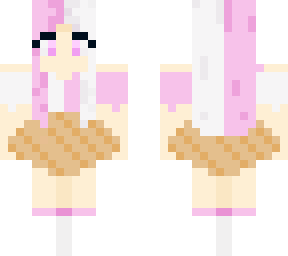 strawberry and vanilla ice cream