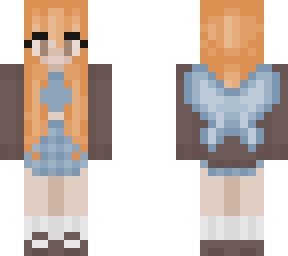 strawberry blonde fairy (blue clothing)