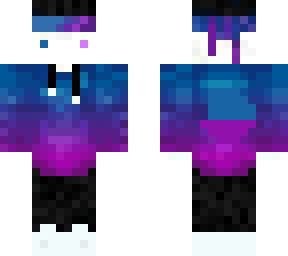 sweaty galaxy black hair