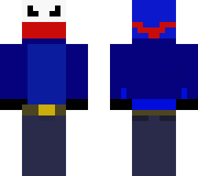 the blue red masked ninga