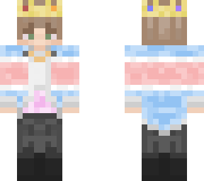 trans man with crown