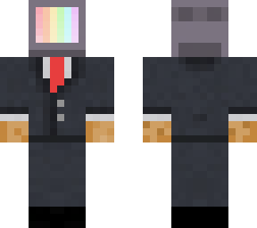 tv head in the suit