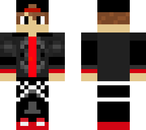 updated cool red and black e-boy