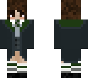 ~bubbles in slytherin uniform~