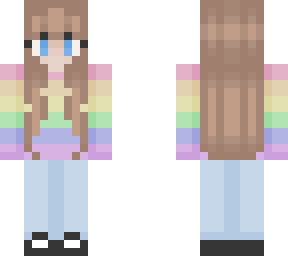 >pastel rainbow girl (remake)<