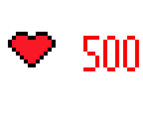 500 likes