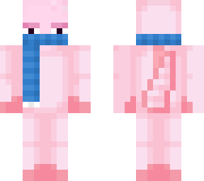 axolot with a scarf