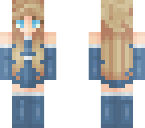 blue girl