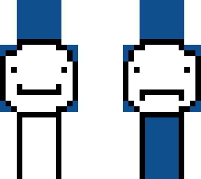 blue happy and sad dream skin/ sueppengirl