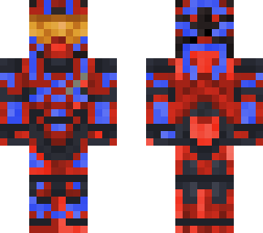 blue striped red halo master chief
