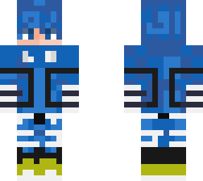 blue themed boy