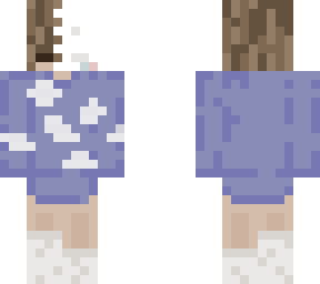 bunny mask skin + cloud sweater u-u