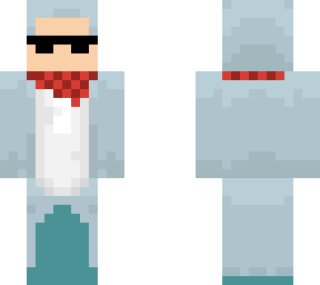 cool dolfin man with red bandanner