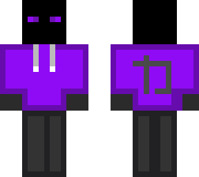 cool endermen guy purple
