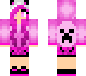 creeper girl pink