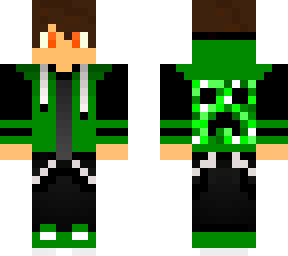 creeper pattern hoodie