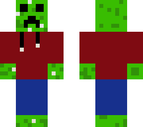 creeper with red jumper