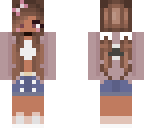 cute black girl with brown hair.