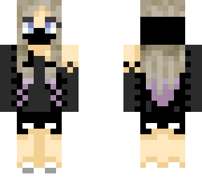 cute dark robber/mask girl