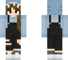 cute girl skin, shark costume