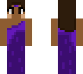 dark purple saari (skin tone change)