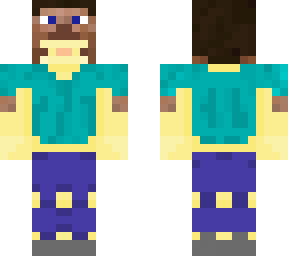 duck wearing steve armor