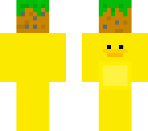 duckie holding block