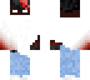 fade red ninja style man