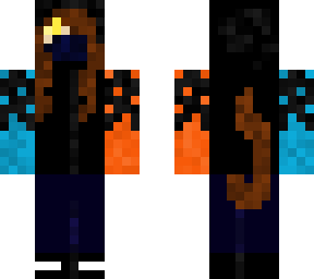 fire/water hoodie cat girl