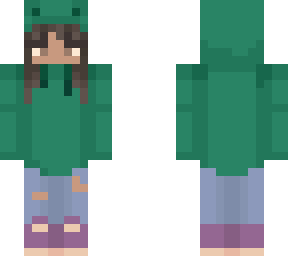 girl in frog hoodie :)
