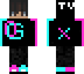 glitchd hoodie boy