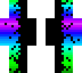 gradient black void blue and green