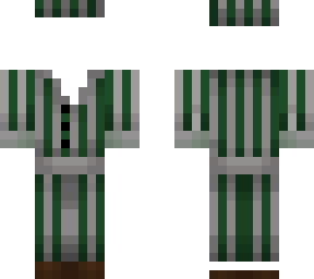 green bedwars pajamas outfit