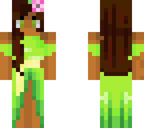 green flower