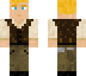 medieval peasant with 2 hammers