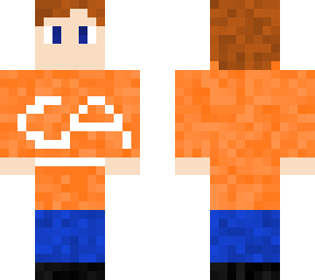 orange hoodie