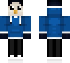 penguin with hoodie