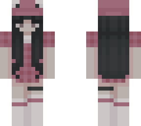 pink frog girl