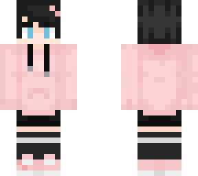 pink hoodie non binary skin