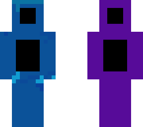 purple/cyan skin with a few hidden colors
