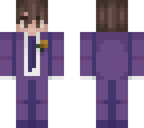 purple suit boy