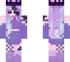 purple wither girl