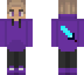 purpled, but with diamond sword!!!
