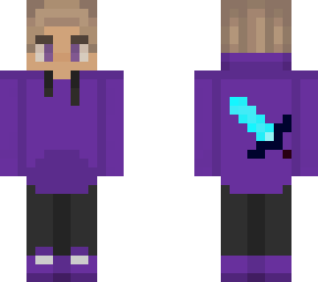 purpled, but with diamond sword!!!