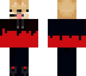 red and black gamer doge